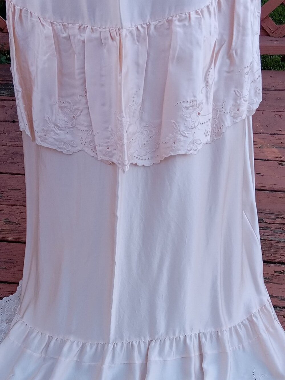 RARE nwt Patrizia Pepe size 8 Silk and Crochet Maxi Dress Light Petal Pink color - Picture 11 of 15